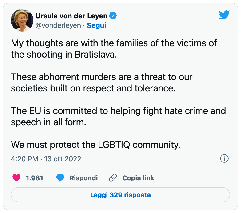 Slovacchia, estremista di destra uccide due ragazzi gay e si suicida - Ursula - Gay.it