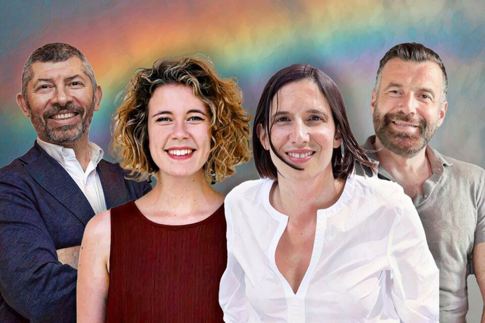 4 persone dichiaratamente LGBTI in Parlamento: Zan, Scalfarotto e le new entry Elly Schlein e Rachele Scarpa - Zan Scalfarotto e Schelin scarpa - Gay.it