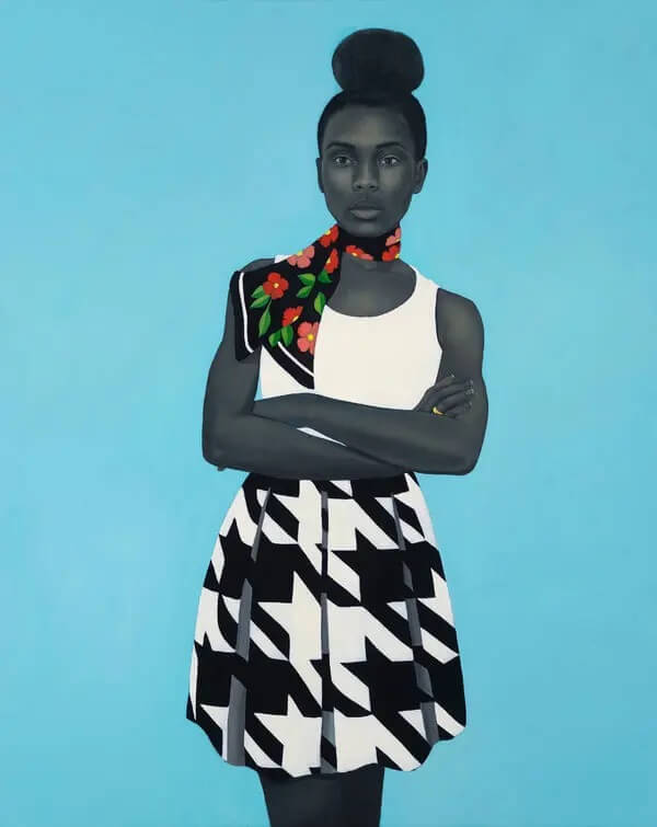 Amy Sherald: l’artista che racconta le persone nere e reinventa uno dei baci più famosi della Storia - amy sherald quadro - Gay.it