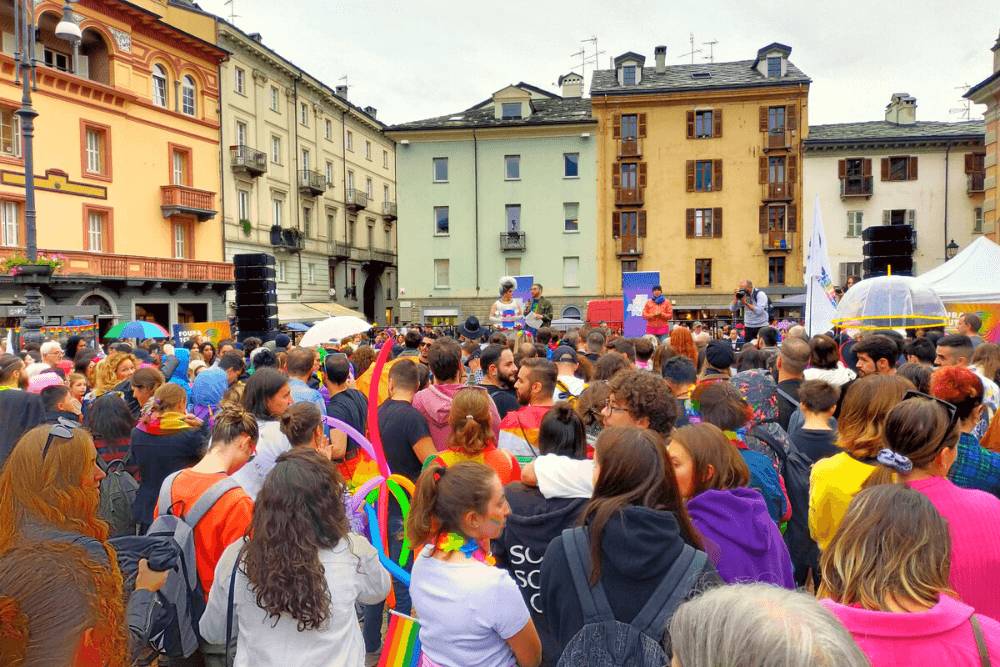 Il primissimo Aosta Pride 2022 e la grande unione di una piccola comunità LGBTQIA+
