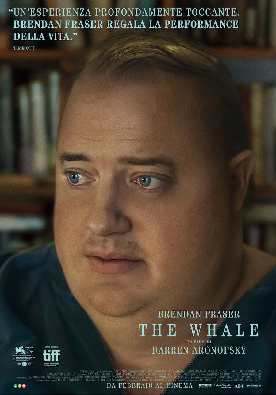 The Whale di Darren Aronofsky, il primo trailer del film con un Brendan Fraser da Oscar - IWP THEWHALE poster web - Gay.it