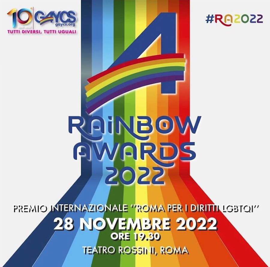 Rainbow Awards, arriva la prima edizione del premio “Roma per i diritti Lgbtqi". Vincitori e conduttrici - RA save the date - Gay.it