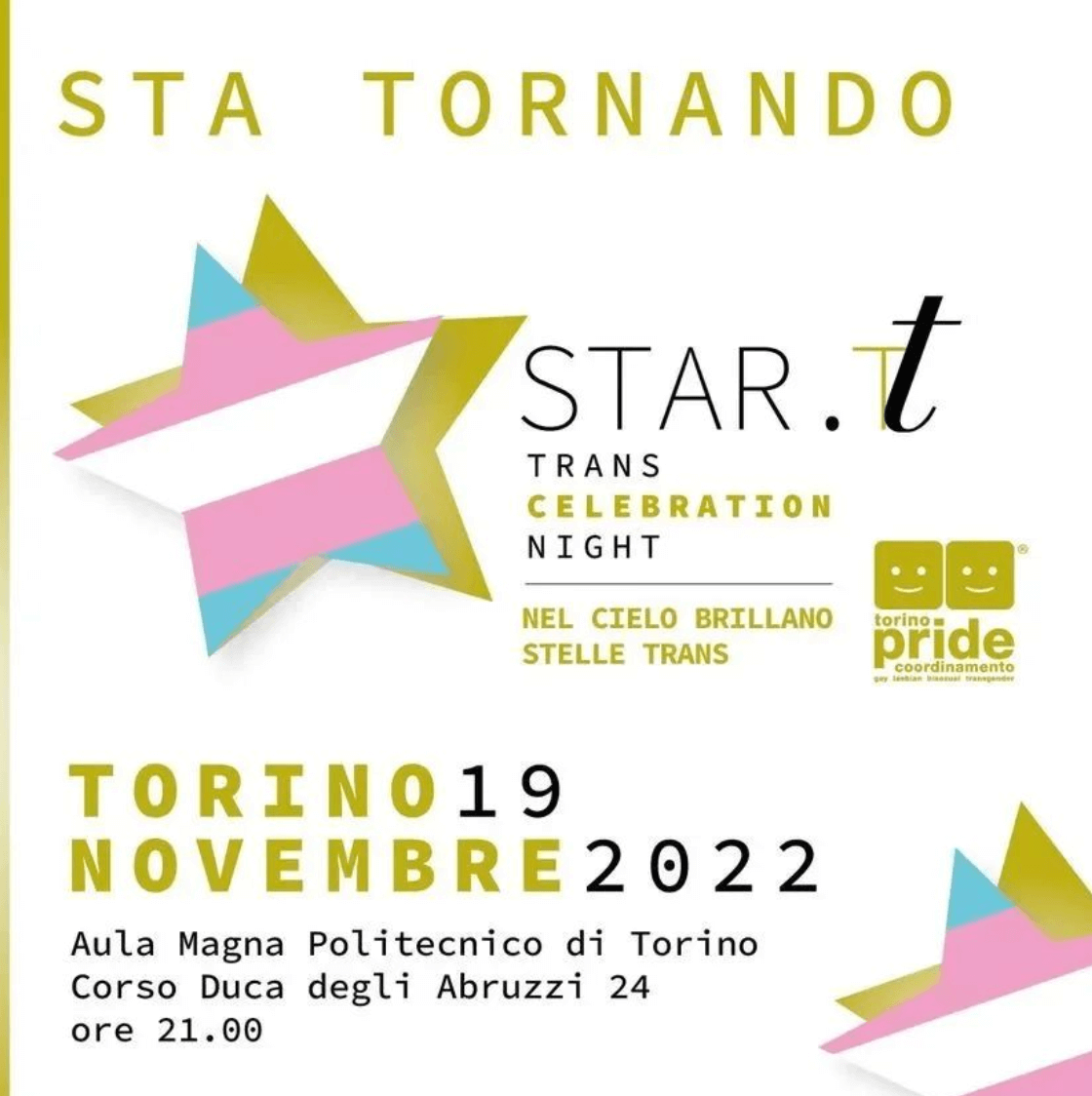 TDOR 2022, a Torino una Trans Celebration Night presentata da Vladimir Luxuria - TDOR 2022 a Torino una Trans Celebration Night - Gay.it