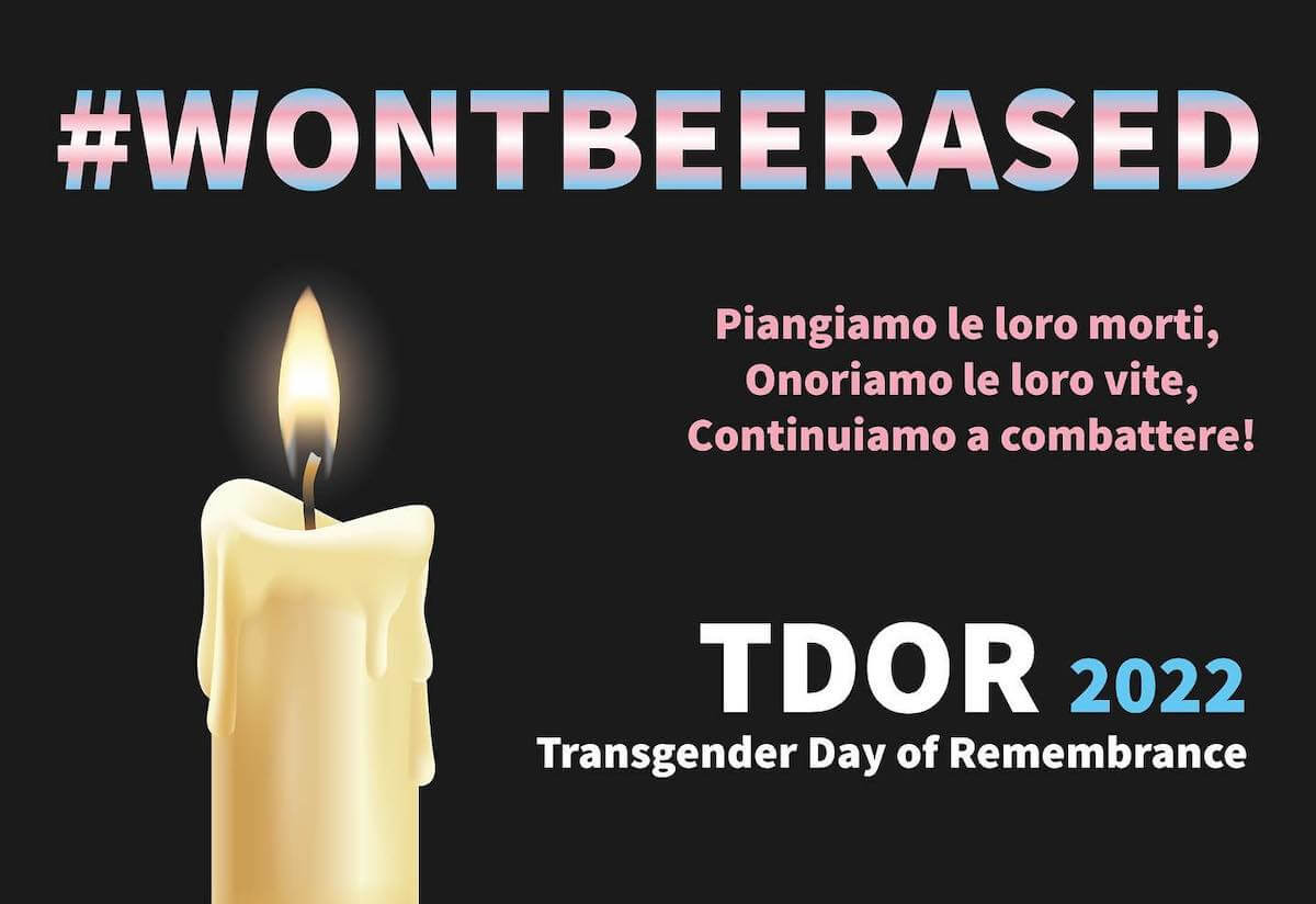 TDOR 2022, anche Cagliari in piazza per il Transgender Day of Remembrance