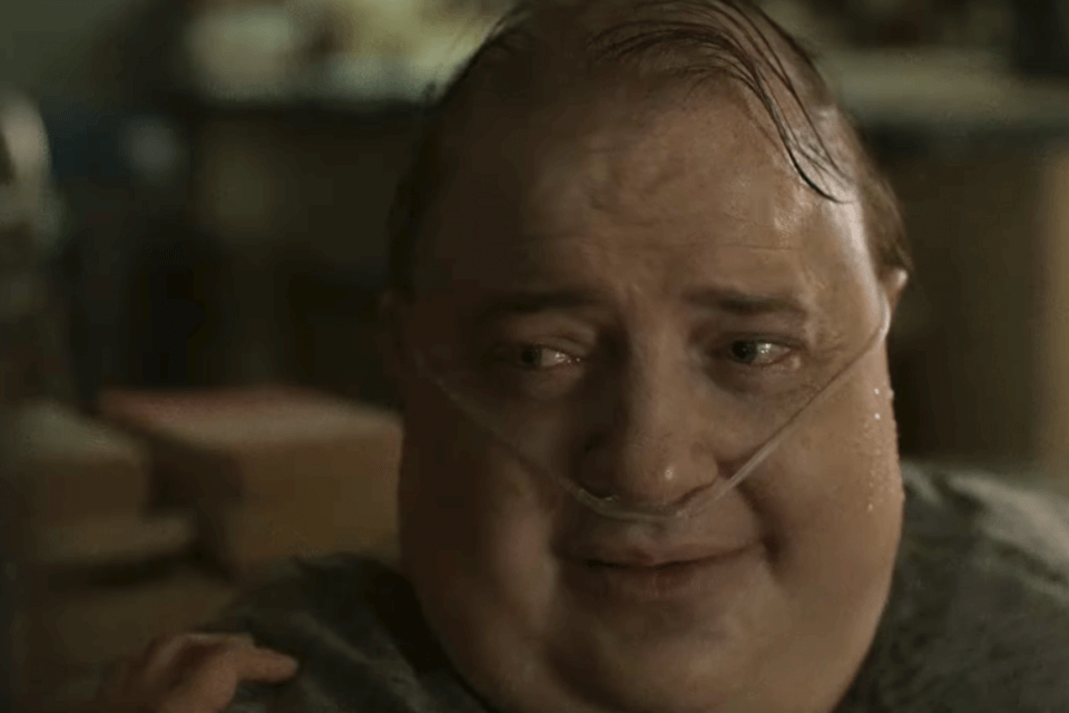 The Whale di Darren Aronofsky, il primo trailer del film con un Brendan Fraser da Oscar
