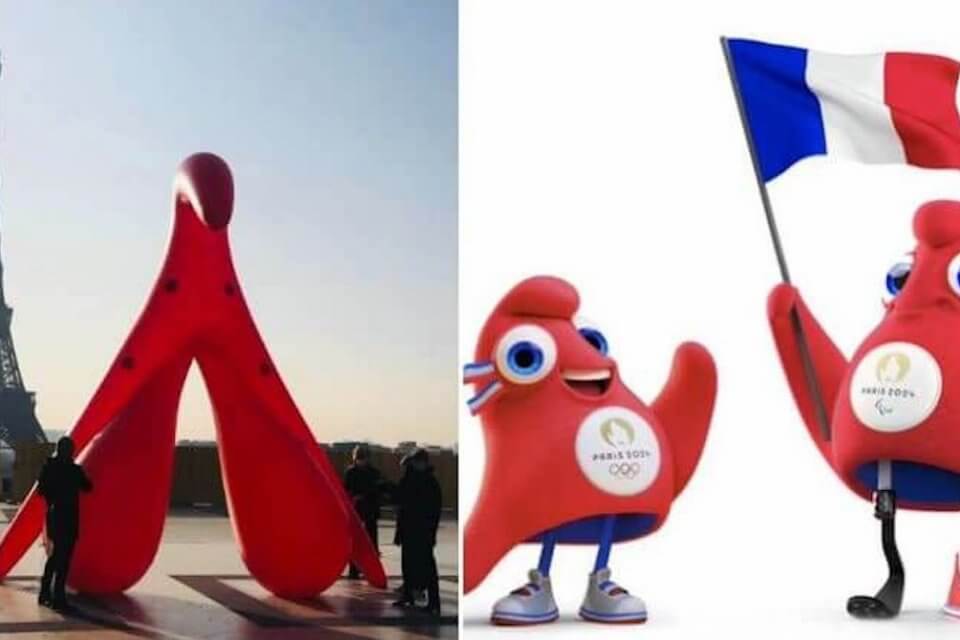 Francia 2024, bufera social sulle mascotte olimpica: "Somiglia ad un clitoride in scarpe da ginnastica" - phryges olimpiadi 2024 francia - Gay.it
