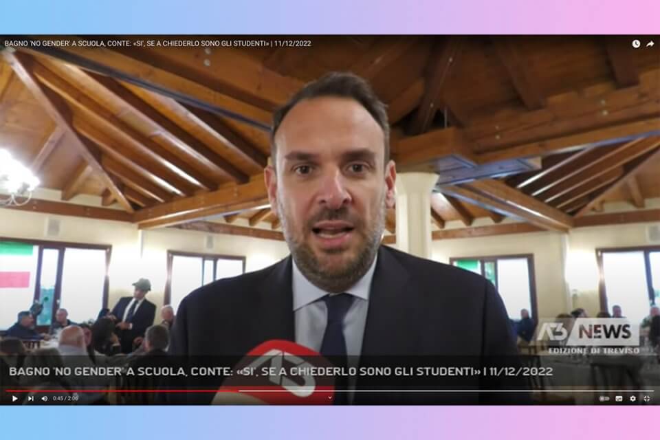 Conte, sindaco leghista di Treviso, dice sì ai bagni no gender – VIDEO