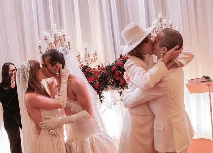 Alessandro Michele ha celebrato le nozze dei Maneskin per il lancio di Rush - foto e video - Alessandro Michele ha celebrato le nozze dei Maneskin per il lancio di Rush foto e video - Gay.it