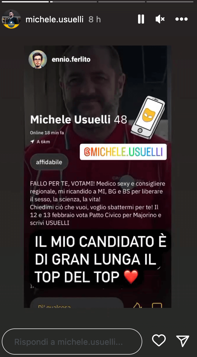 Michele Usuelli, il candidato di +Europa che usa Grindr per fare campagna elettorale in Lombardia - Michele Usuelli grindr - Gay.it