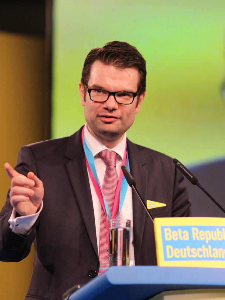 Il ministro della giustizia tedesco Marco Buschmann (FDP) Rob75, CC BY-SA 4.0 , via Wikimedia Commons
