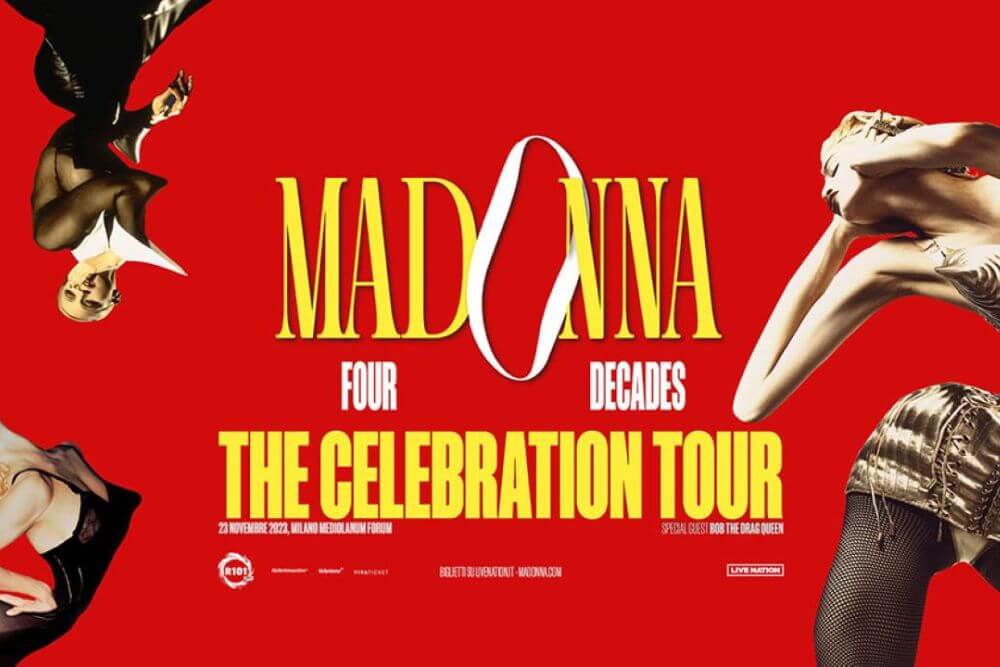 Madonna annuncia il “The Celebration Tour” per i 40 anni di carriera. A Milano unica tappa italiana