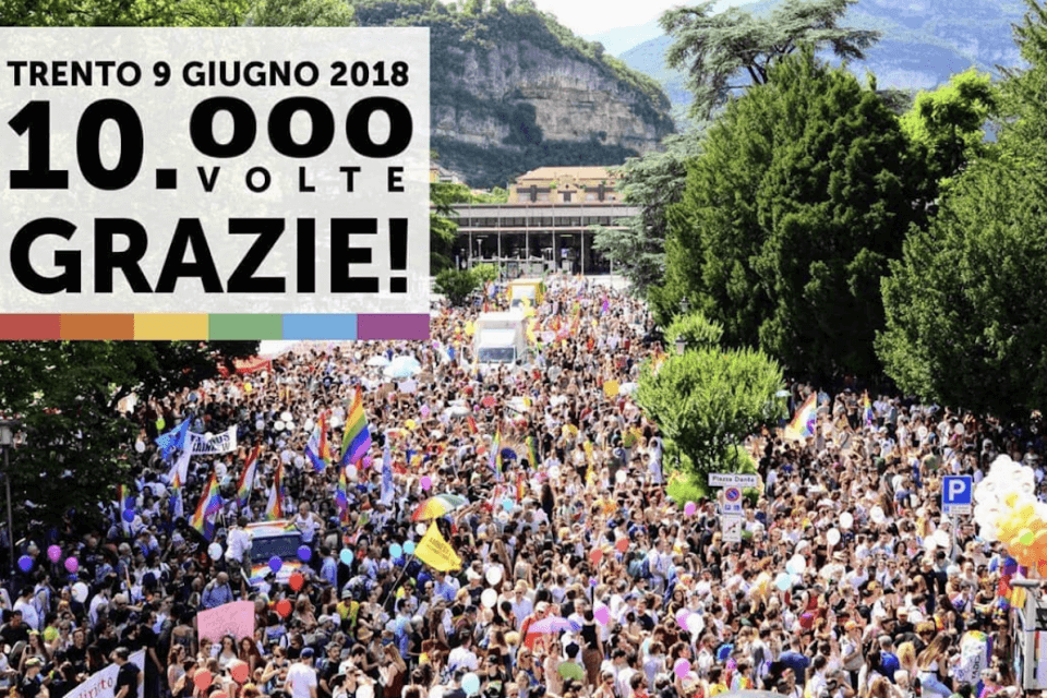 Dolomiti Pride 2023 a Trento sabato 3 giugno - Dolomiti Pride 2023 a Trento sabato 3 giugno - Gay.it