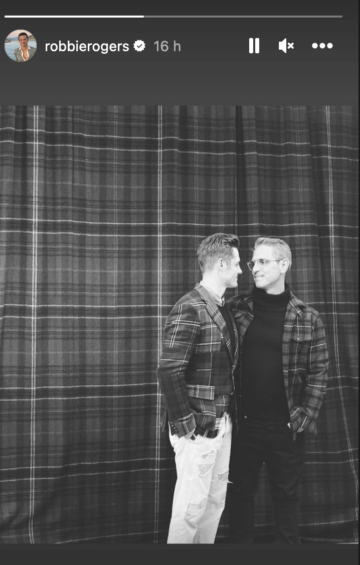 Greg Berlanti e Robbie Rogers - foto