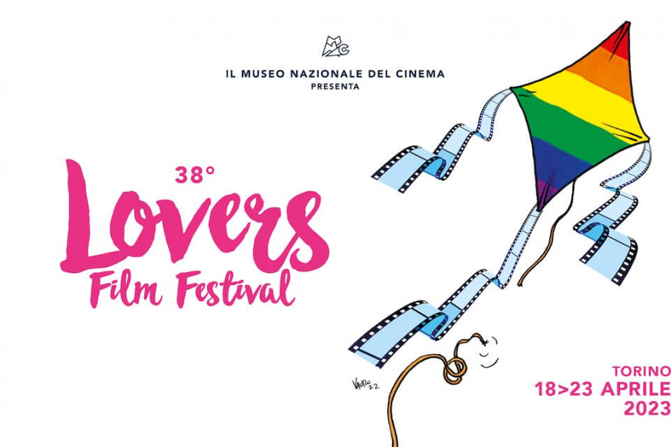 Lovers Film Festival 2023, il programma. Ospiti Ambra, Paola e Chiara, Alex Di Giorgio e Rosa Chemical - Lovers Film Festival di Torino 2023 Vauro firma la locandina della 38esima edizione - Gay.it