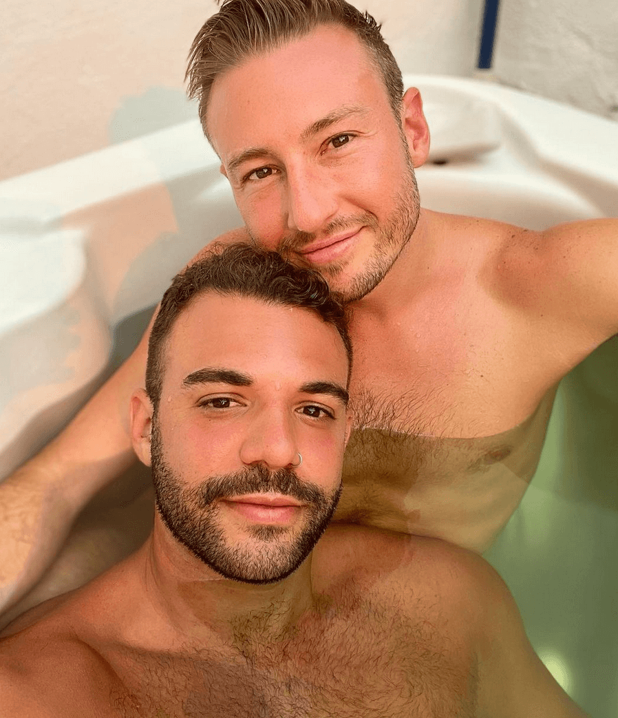 Matthew Mitcham, dal trionfo olimpico alle dipendenze: "Finito in rehab, non tocco droghe da 7 anni" - Matthew Mitcham e Luke - Gay.it