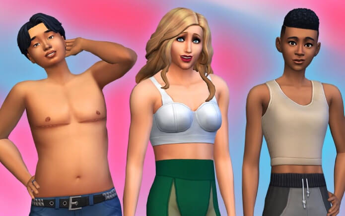 The Sims sempre più trans-inclusive, arrivano il chest binder e le cicatrici post-chirurgiche sul torace - THE SIMS UPDATE - Gay.it