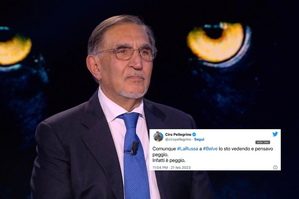 Ignazio La Russa a “Belve”: le migliori reazioni social all’intervista nell’occhio del ciclone