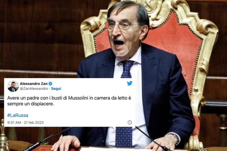 Ignazio La Russa: le reazioni social alle dichiarazioni omofobe e sessiste del presidente del Senato
