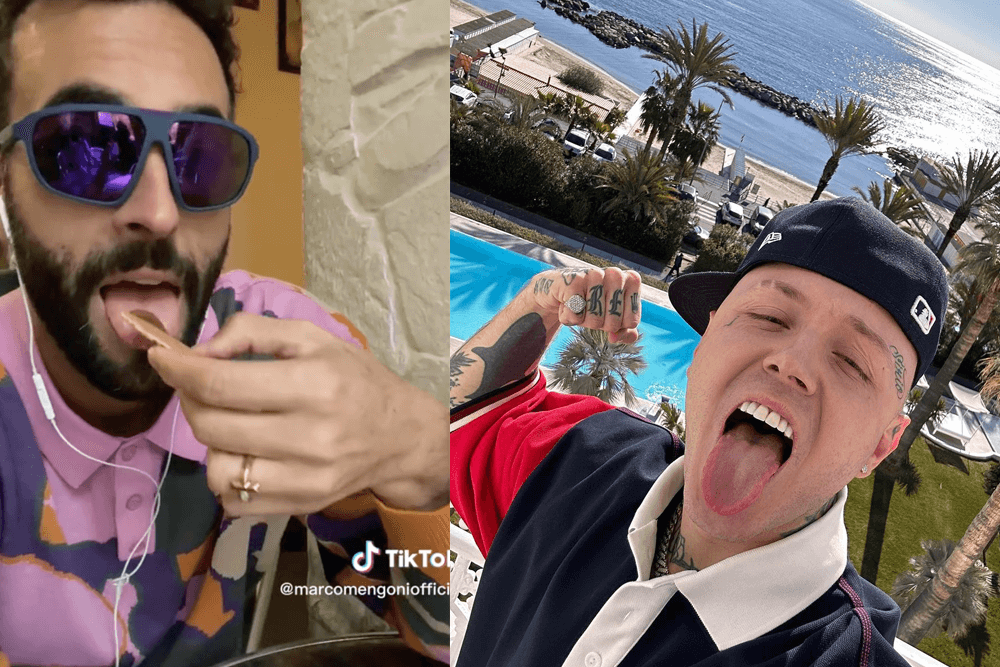 Lazza ha assaggiato il gelato al gusto Marco Mengoni: duetto Eurovision? VIDEO