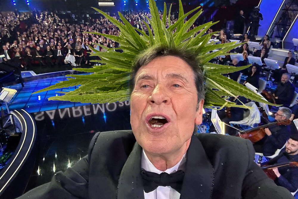 Gianni Morandi e la legalizzazione della cannabis a Sanremo 2023: “Io ‘sta cannabis la devo provare”
