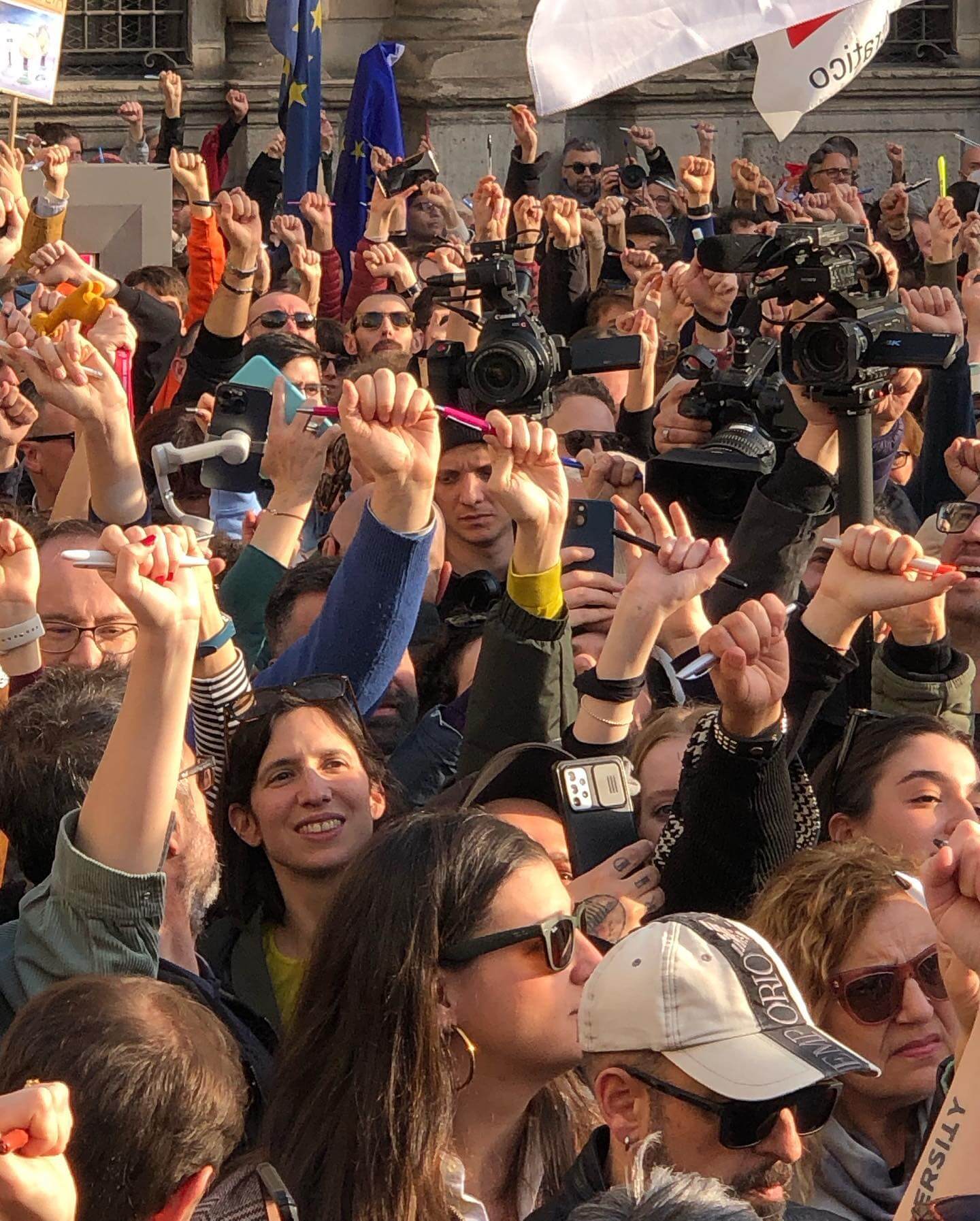 Milano 18 Marzo 2023 - Manifestazione in difesa delle Famiglie Arcobaleno - foto CIG Arcigay Mialno