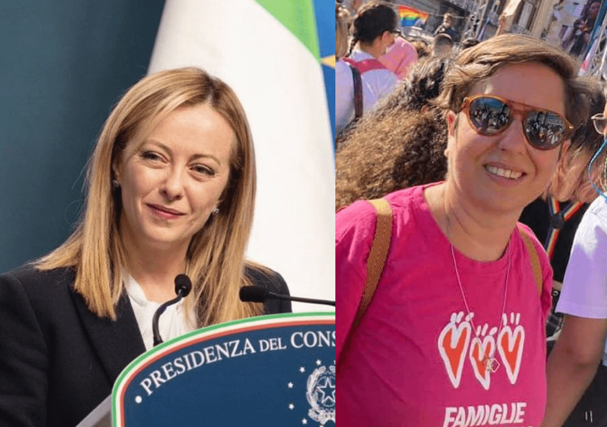 Crocini di Famiglie Arcobaleno replica a Meloni: “Fomenta l’omofobia, è il suo pensiero a danneggiare le donne”