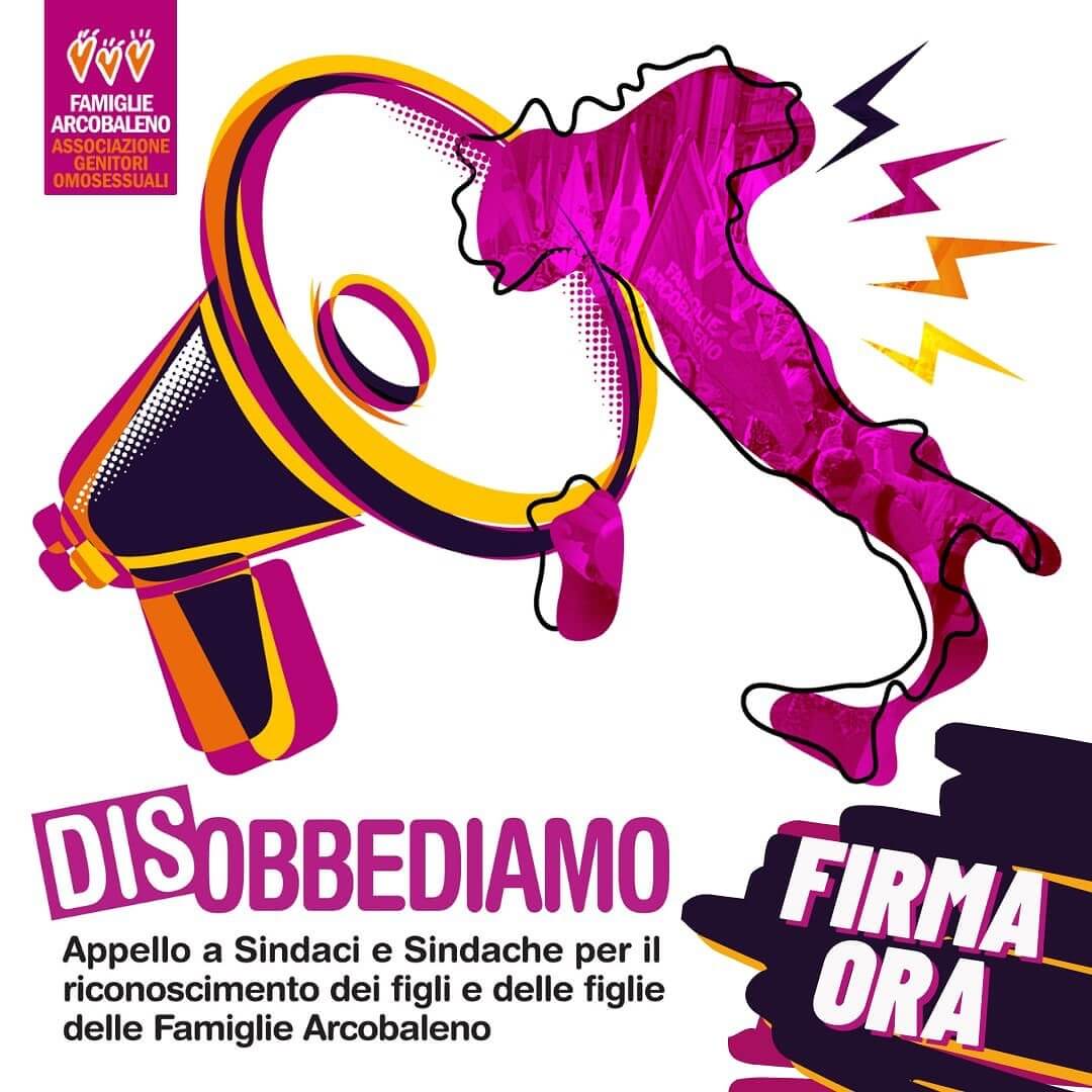 "Disobbediamo", l'appello ai sindaci di Famiglie Arcobaleno diventa raccolta firme - Associazione Famiglie Arcobaleno - Gay.it