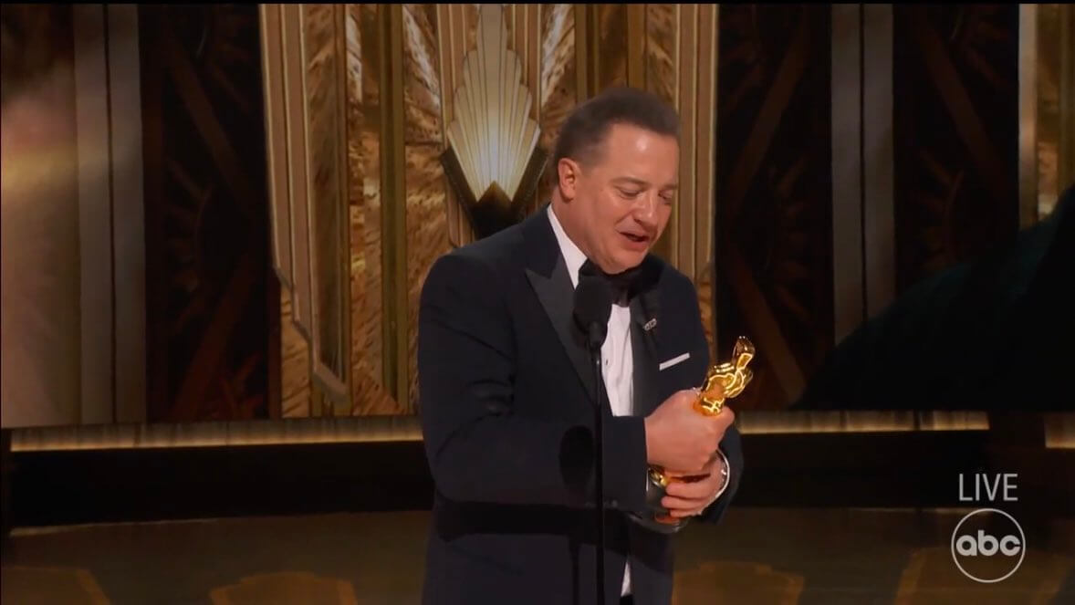 Oscar 2023, i vincitori. Trionfa Everything Everywhere All At Once, Fraser e Yeoh miglior attore e attrice - Brandon Fraser - Gay.it