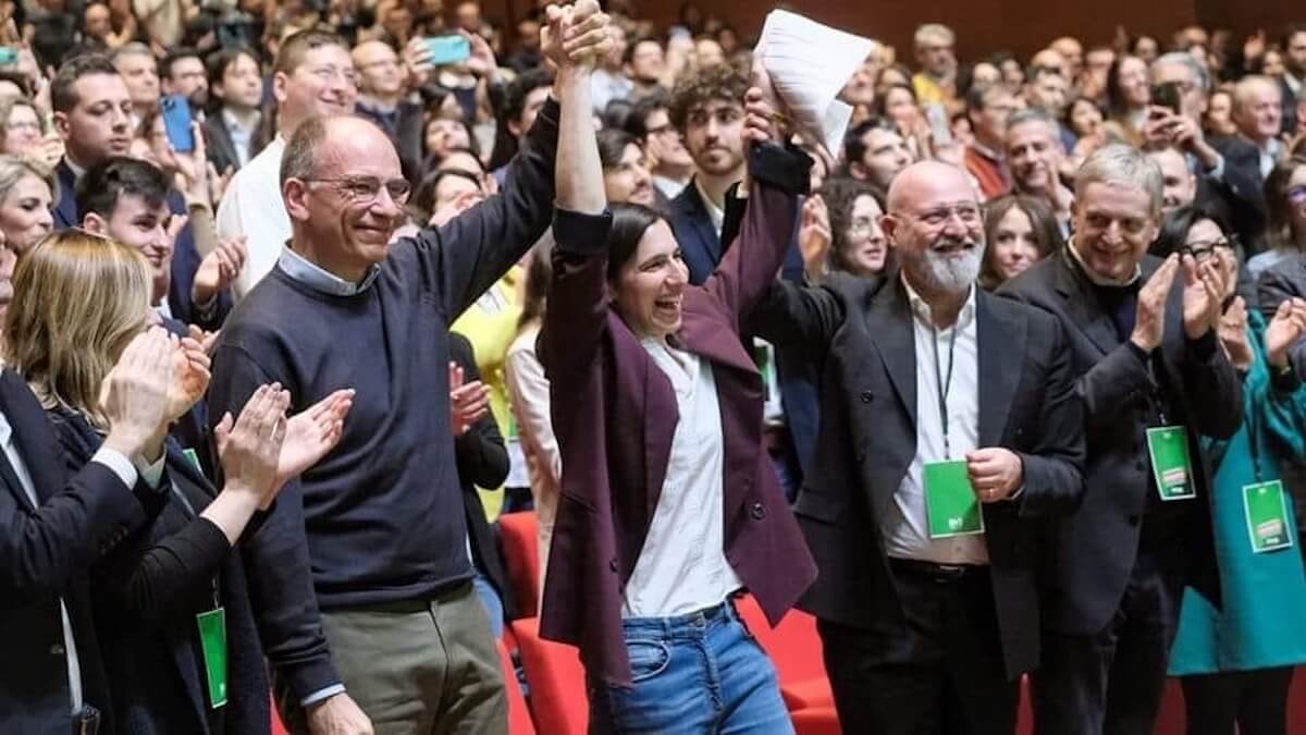 Elly Schlein al congresso PD in difesa delle Famiglie Arcobaleno e dei diritti LGBTQIA