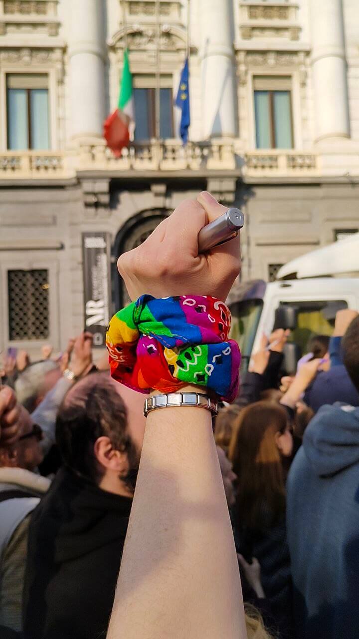Milano 18 Marzo 2023 - Manifestazione in difesa delle Famiglie Arcobaleno