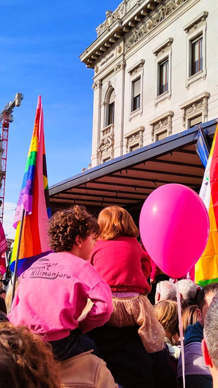 Milano 18 Marzo 2023 - Manifestazione in difesa delle Famiglie Arcobaleno