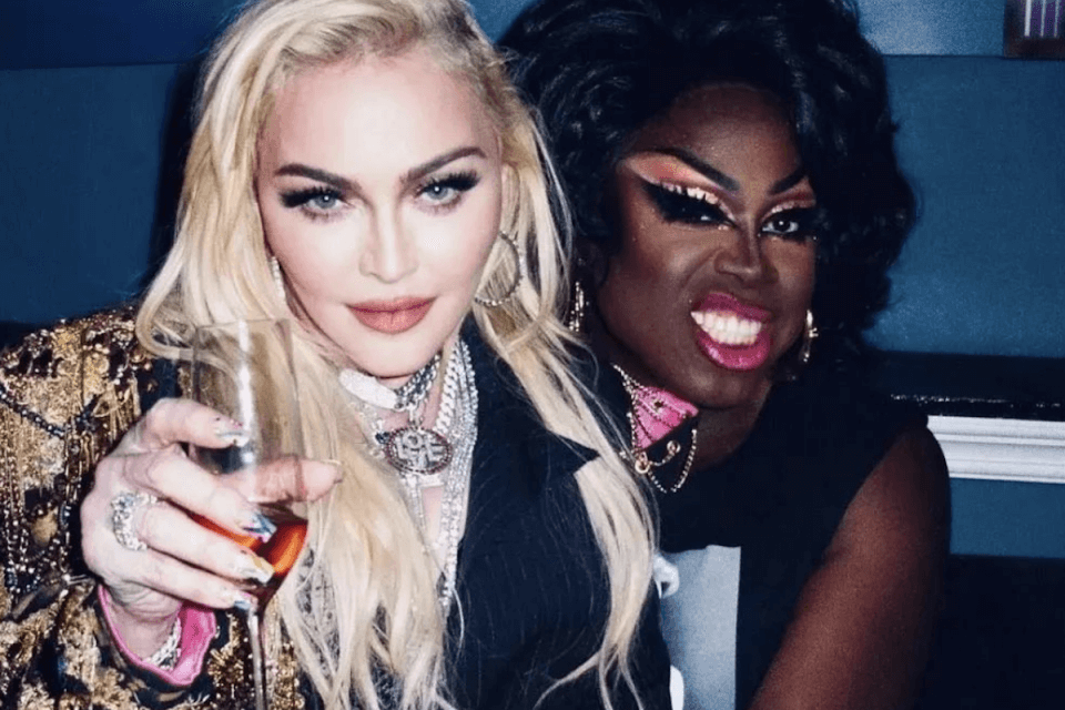 Madonna annuncia nuova tappa del tour in Tennesse a sostegno della comunità drag e trans - Madonna e Bob the Drag Queen - Gay.it