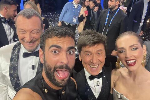 Mengoni, Ferragni e Amadeus di nuovo sullo stesso palco per un docufilm su Sanremo 2023