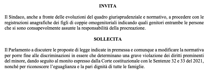 I sindaci possono opporsi, Emma Bonino: "puniscono i bambini, per accusare i genitori". La mozione di Radicali e +Europa - Schermata 2023 03 28 alle 10.58.34 - Gay.it