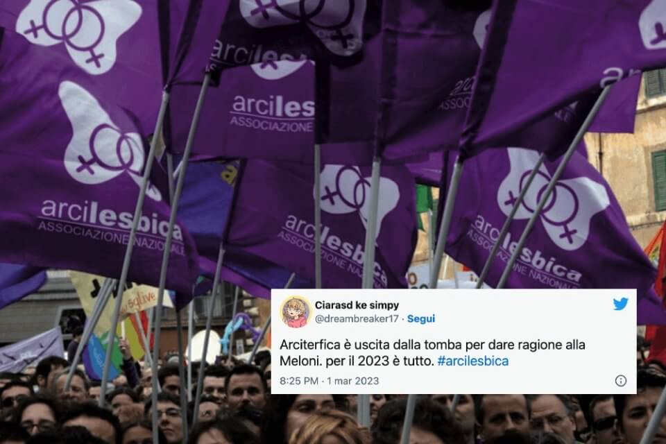 ArciLesbica appoggia le dichiarazioni di Giorgia Meloni: le reazioni social