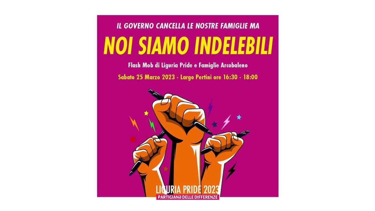Genova, Palermo, Catania e Napoli scendono in piazza a sostegno delle Famiglie Arcobaleno - liguria pride genova - Gay.it
