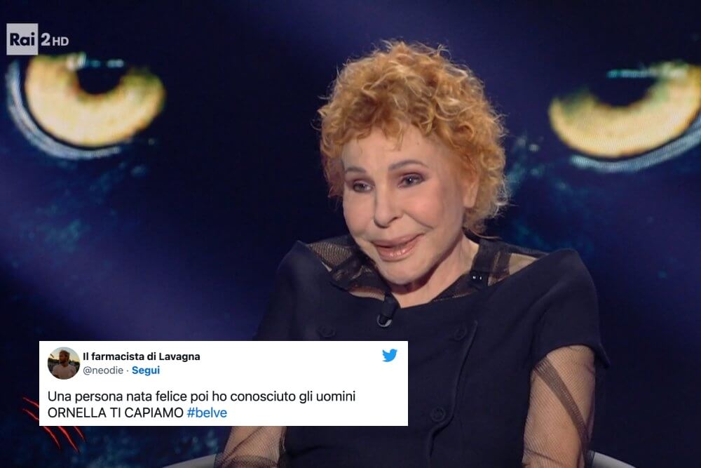 Ornella Vanoni regina dell’ultima puntata di “Belve”: le migliori reazioni social