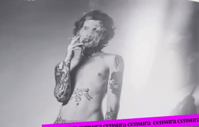 Rosa Chemical è nudo e “Carnale” nelle foto di Giampaolo Sgura
