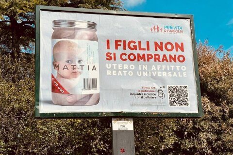"I Figli non si comprano", i manifesti di Pro Vita contro la GPA invadono le città d'Italia - 22I Figli non si comprano22 i manifesti di Pro Vita contro la GPA invadono le citta dItalia - Gay.it