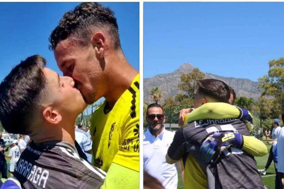 Alberto Lejárraga, il calciatore spagnolo fa coming out baciando l'amato dopo la promozione - Alberto Lejarraga il calciatore spagnolo fa coming out baciando lamato dopo la promozione - Gay.it