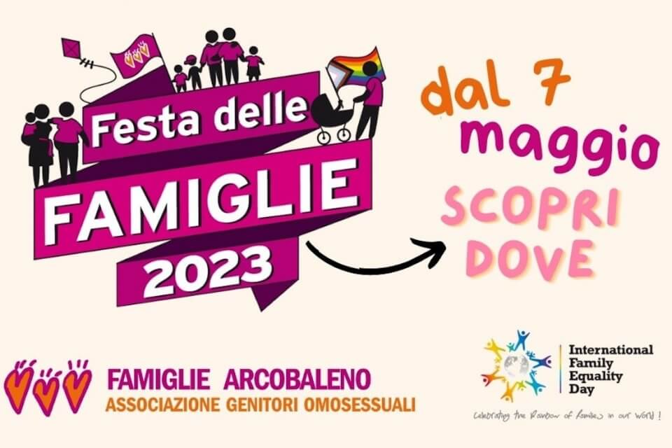 Festa delle Famiglie 2023, ecco le piazze d’Italia al fianco delle famiglie arcobaleno