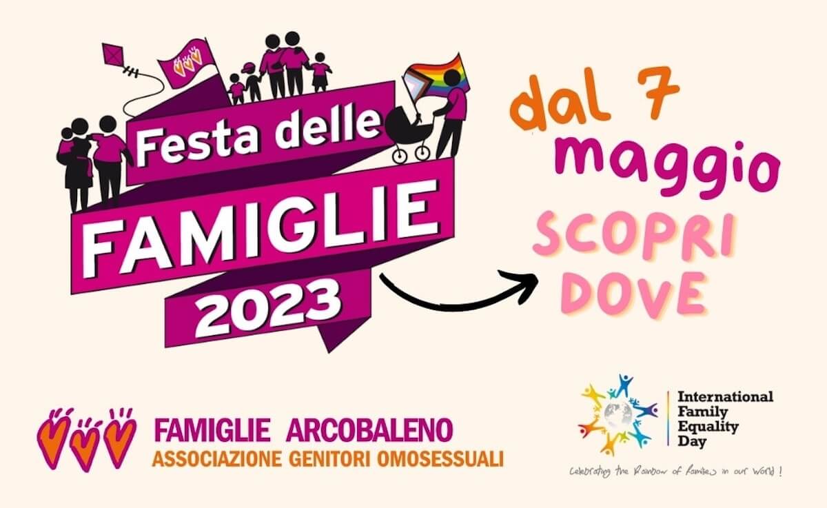 Festa delle Famiglie 2023, ecco le piazze d’Italia al fianco delle famiglie arcobaleno