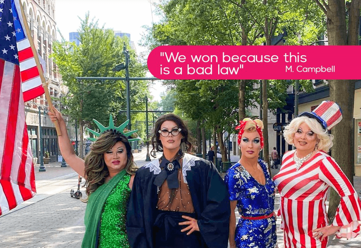 Giudice blocca temporaneamente il divieto agli spettacoli drag del Tennessee: “Troppo vago”