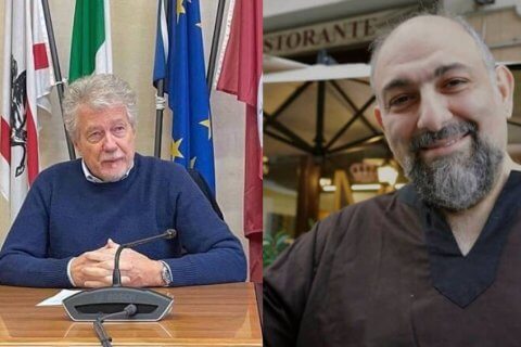 Il sindaco Ghinelli risponde al ristoratore Scognamiglio: "Arezzo non è una città omofoba" - Il sindaco Ghinelli Scognamiglio - Gay.it
