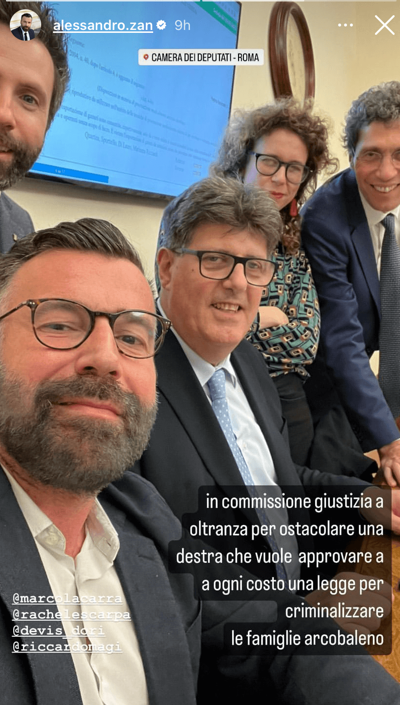 GPA reato universale, c'è il sì in commissione: i riformisti anti-Schlein del PD con Meloni - Alessandro Zan - Gay.it