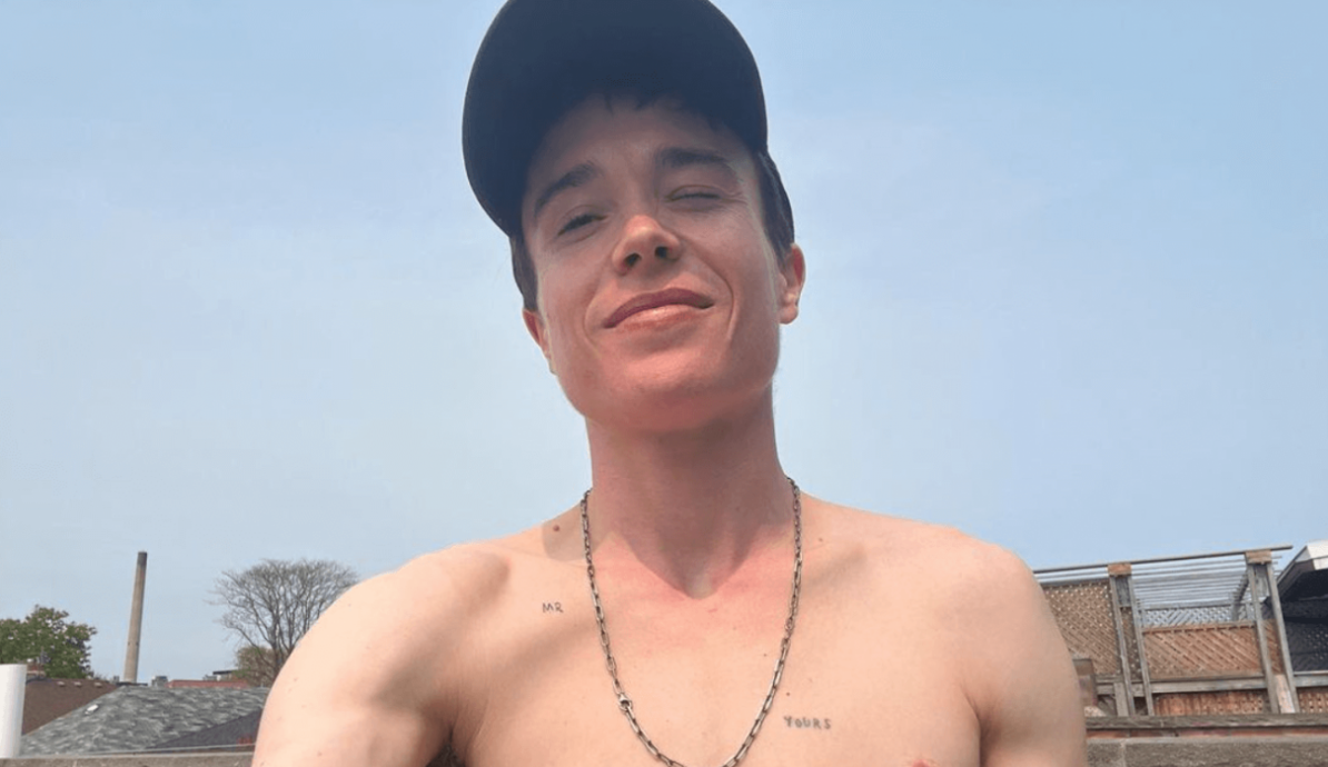 Elliot Page: “Sono a petto nudo grazie all’assistenza sanitaria transgender”
