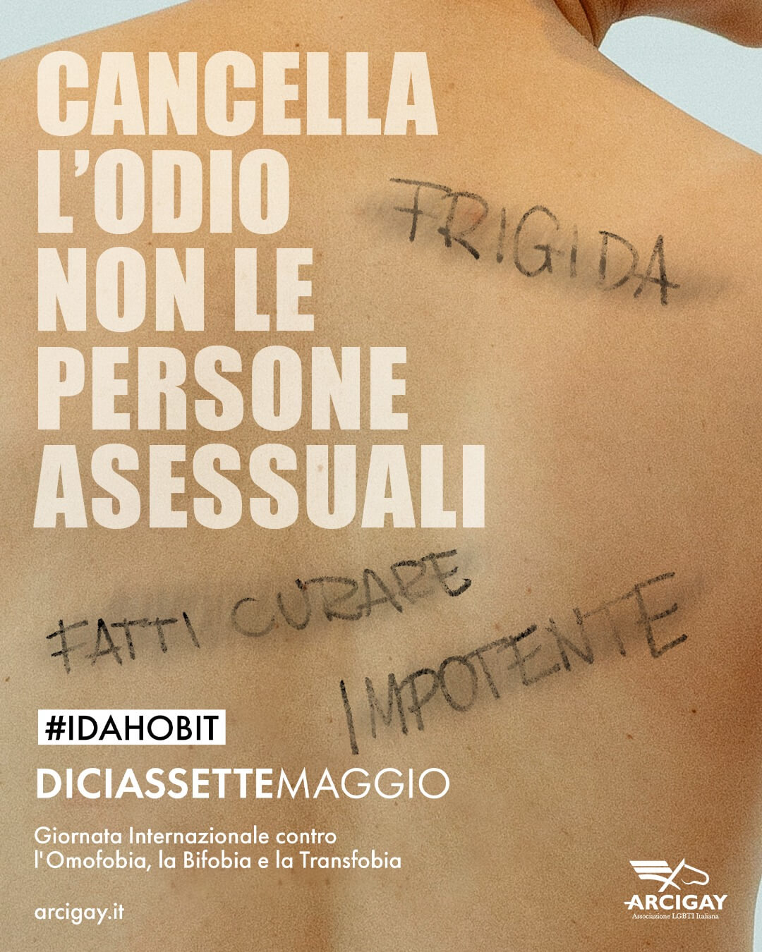 Omobitransfobia, la nuova campagna Arcigay: "Cancella l'odio, non le persone LGBTQIA+" - arcigay omofobia 17 - Gay.it