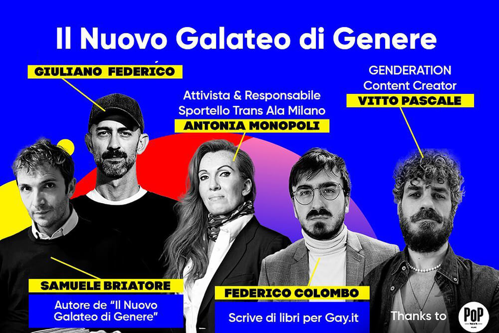 Il nuovo galateo di genere, il live talk di Momy con Gay.it a Milano