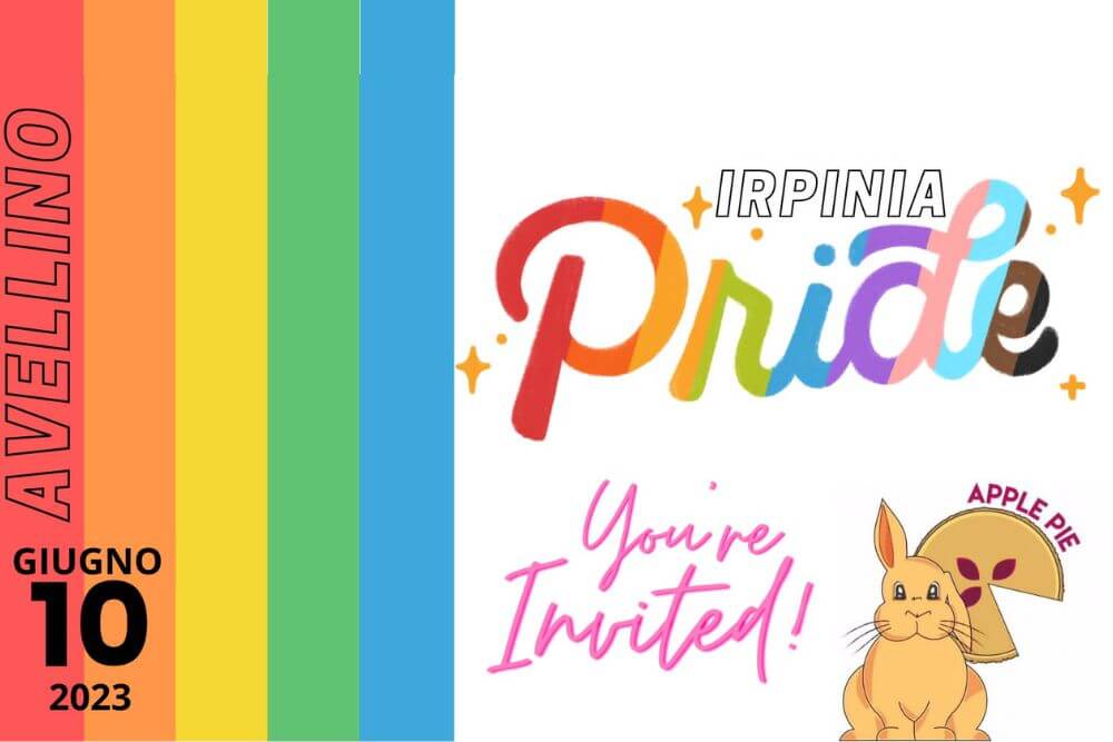 Irpinia Pride 2023 ad Avellino il 10 giugno