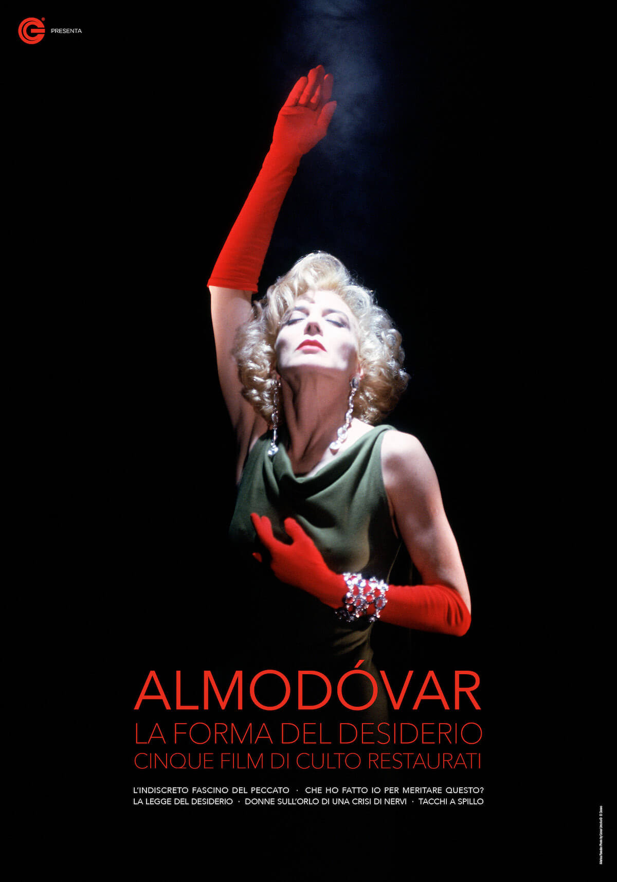 Pedro Almodovar, 5 suoi film di culto tornano nei cinema d'Italia. Poster e trailer - ALMODOVAR LA FORMA DEL DESIDERIO poster rassegna 2 - Gay.it